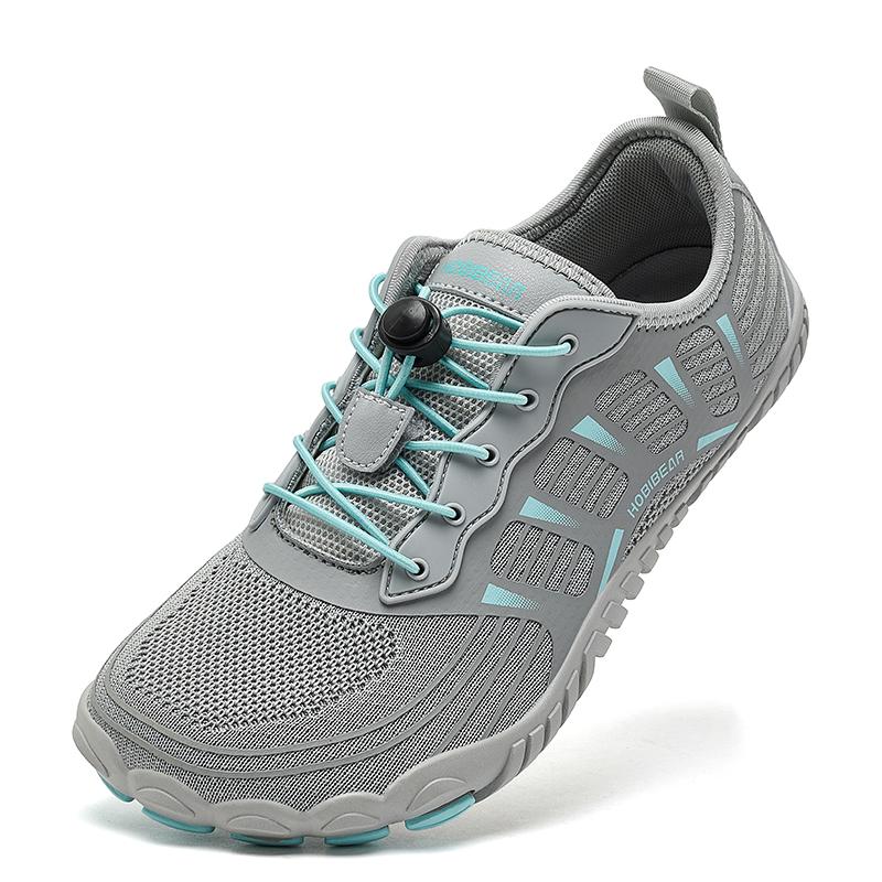 

Wide Toe Barefoot Sneaker Unisex Non Slip Outdoor Athletic Shoes Elastic Band Beach Sneakers 40