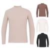 Kim Young Joo Golf Winter Solid Soft Spandex Turtleneck Men'S Golf T-Shirt Dofmts46