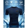 Men's White Number 23 Print Compression Rash Guard, Breathable Quick Dry High Elasticity Gym Workout & Water Sports Top