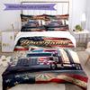 Kw Camions Lourds Personnalisez votre nom Ensemble de Literie Housse de Couette Respirante avec Taies d'Oreiller Décoration de la Maison Cadeau d'Anniversaire