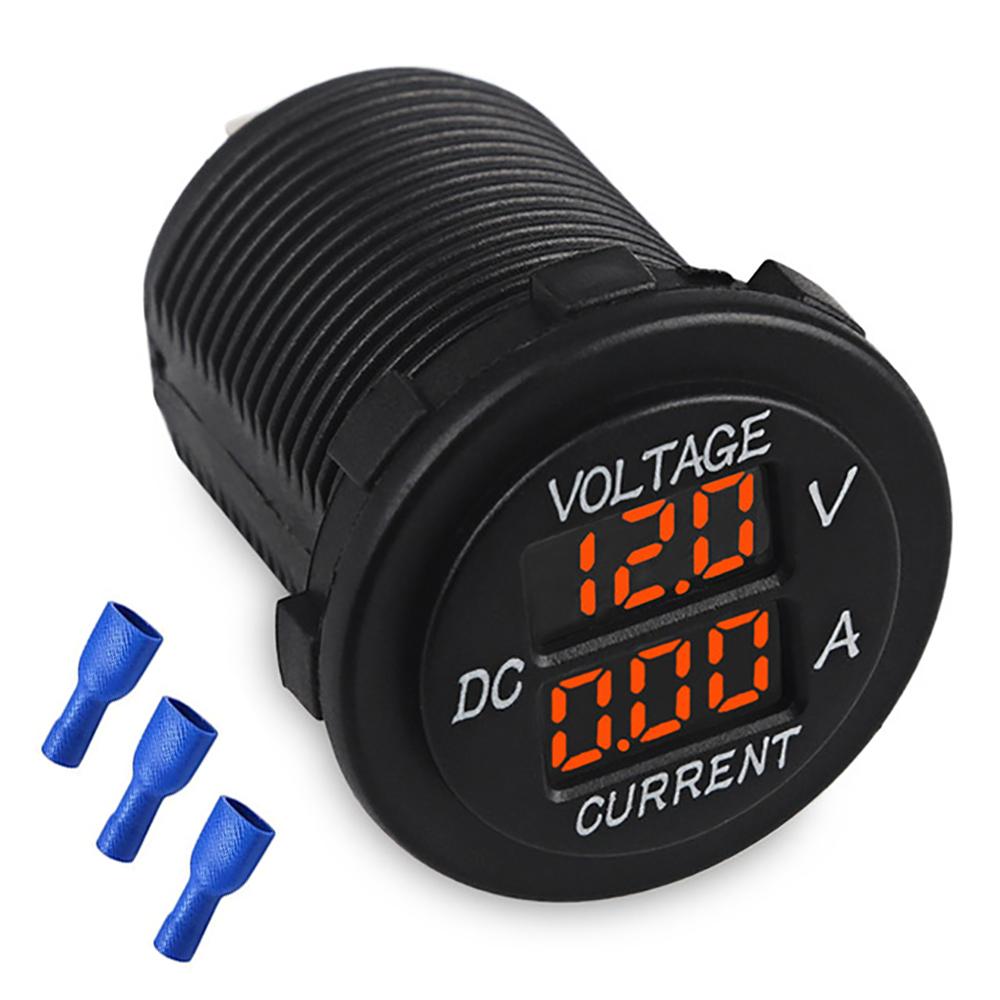 Universal DC 9V To 48V 10A Digital Voltmeter Ammeter Voltage Current Meter LED Display Measurement for 12V 24V 36V Electric Je10