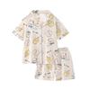 Jiikawa Wusachi Pajamas Women's Spring Summer Cotton Short Sleeve Student Loose Large Size Summer Small Hachi Loungewear