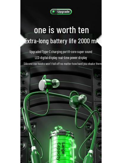 Wireless Bluetooth Earphones: Dual-Ear, Neckband, Long Battery, Noise-Cancelling, In-Ear Sports Headphones