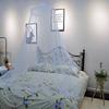 Sexy Mosquito Net Four Door King/Queen Double Size Single Bed Prevent Insect Outdoor Square Grace White Canopy Net Bug Net