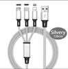 2025 3 In 1 Fast Cable for Mobile Phone Fast Charger MicroUSB Cable Type C Android Charger Cable for lPhoneThree Data Charge Cable