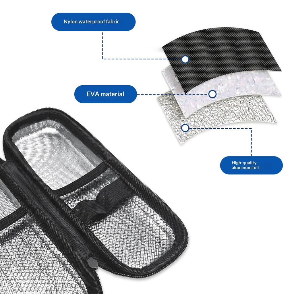 Xiaomi Homefish 1 or 6 Pcs Diabetic Insulin Travel Cooler Set Reusable Gel Ice Pack Portable Outdoor Storage Bag