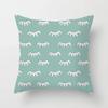 Mint Geometric Cushion Cover Polyester 45X45CM Pillowcase Home Decorative Throw Pillow Covers