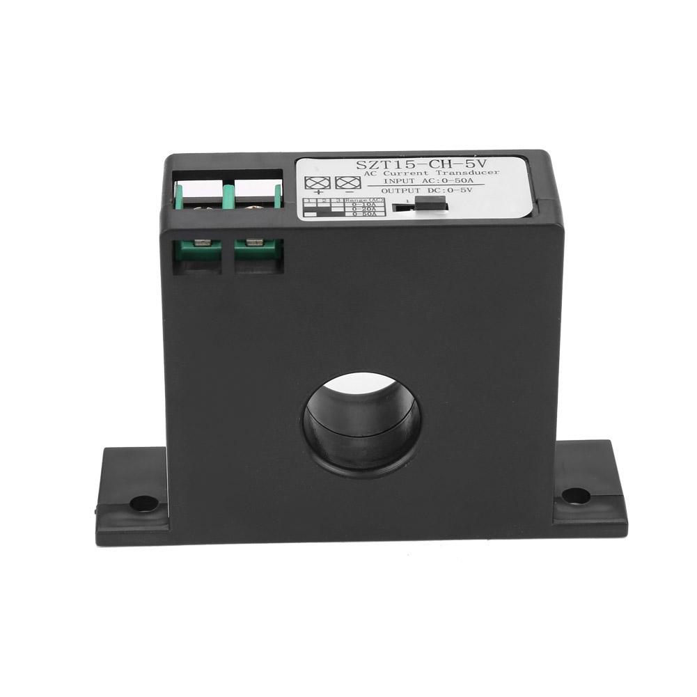 AC Current Transmitter SZT15-CH-5V AC Current Transducer Transmitter Current Mutual Inductor AC 0-50A To 0-5V