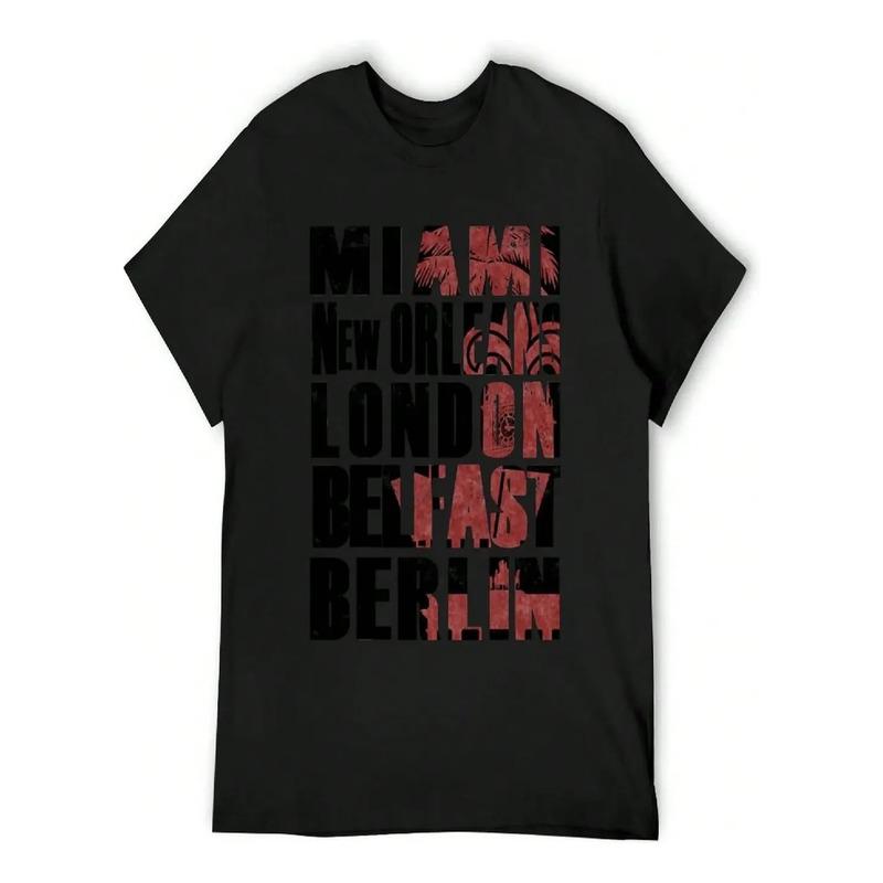 Camiseta U2 Stay With City Names Camisetas Personalizadas Cr S разноцветный