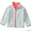 Girls' Spring, Autumn, and Winter Jacket 2023 New Children's Fleece Warm Zip-Up Shirt for Little Girls, Thickened and Fleece-Lined Top