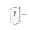 Transparent Acrylic Frame Picture Draw Magnetic Double Sided Photo Frame Idol Photocard Holder Desktop Ornament Cadre Photo