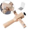 Leather Strap Cutter Leather Craft Strip Belt Maker Hand Cutting Tool Adjustable Wooden Strip Cutter Leather Tools