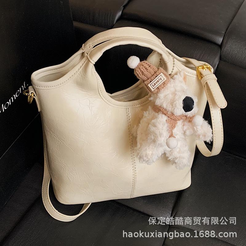 This year's popular bag women's 2025 new casual versatile hand bag high-end single shoulder crossbody bucket bag