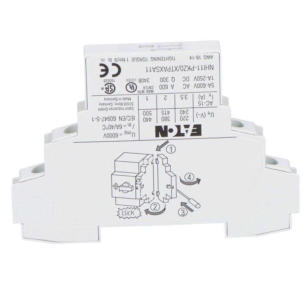 Auxiliary contact block 1NO 1NC NHI11-PKZ0