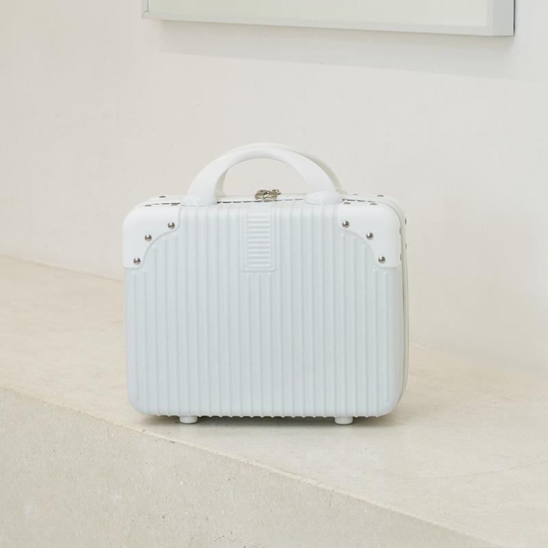1Pc Cosmetic Case Women's Small Portable Suitcase Travel Storage Bag Small Suitcase Children