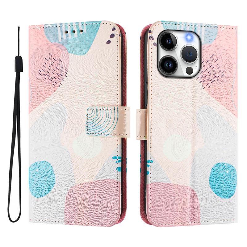 Luxury Flip Leather Case For iPhone 16e SE 2025 Flip Cover On For Apple SE4 iPhone 16 Pro Plus 5G Wallet Bags Flower Cases Shell