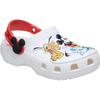 Crocs Mickey Friends Sabot Classique Confortable Polyvalent Bas Baskets de Marche Sabots pour Bébé Blanc 211485-90H