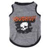 Punk Skull Print Eco-Friendly Comfortable Pet Vest for Small Dogs Cats Lightweight Sleeveless Tank Top Summer Breathable