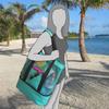 Wärmeerhaltung Picknick Strandtasche Frauen Mesh Transparent Doppelschicht Schwimmen Lagerung Hohe Kapazität Einkaufen Wasserdichte Taschen Tote