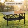 Portable Folding Metal Picnic Table for Camping and Barbecues