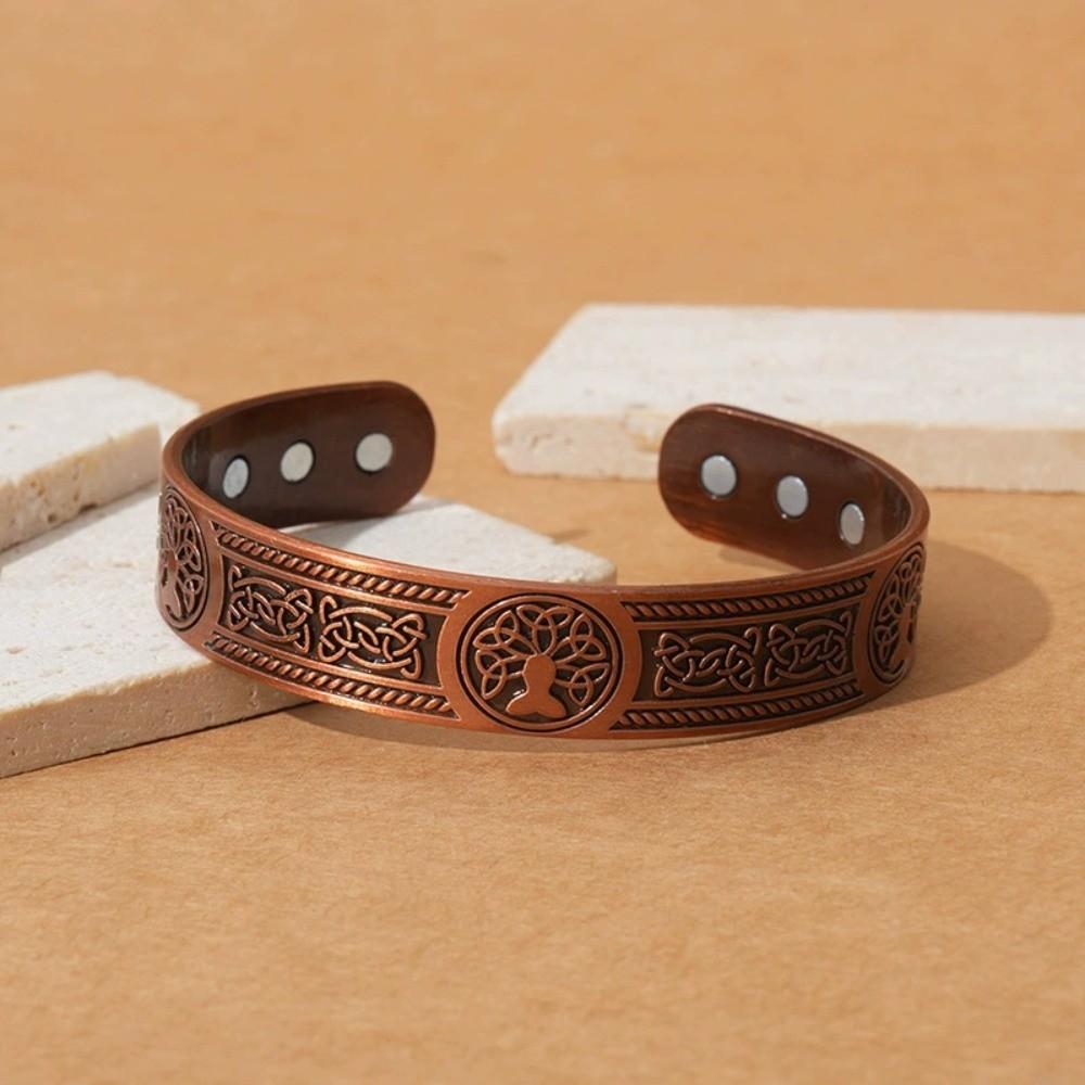 Magnetic Energy Antique Copper Bracelet Retro Vintage Style Bracelet  Unisex
