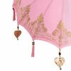 Balinese Parasol with Base Pink 95 X 95 X 260 Cm