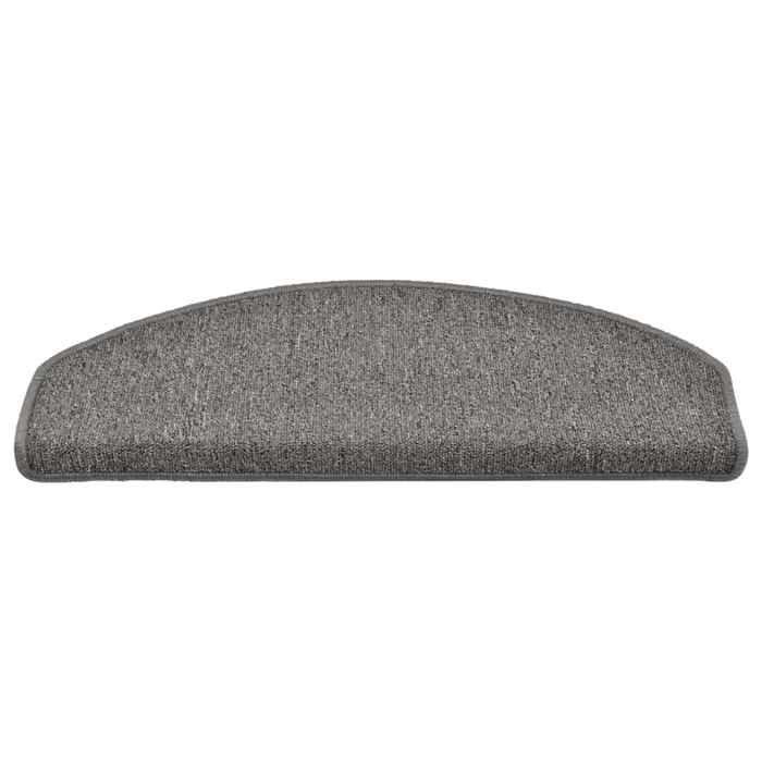 VidaXL Stair Treads 30 Pieces 65 X 24 X 4 Cm Dark Grey Semicircular Large 3365761