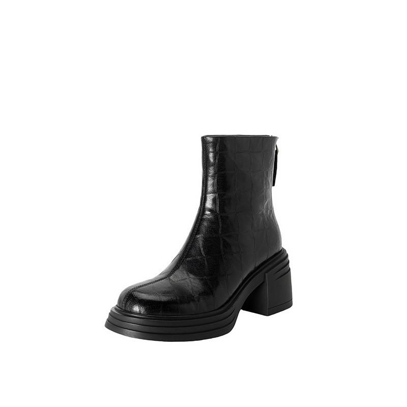 Womens Knee High Boots Winter Square Toe Block Heel Fashion Slim Riding