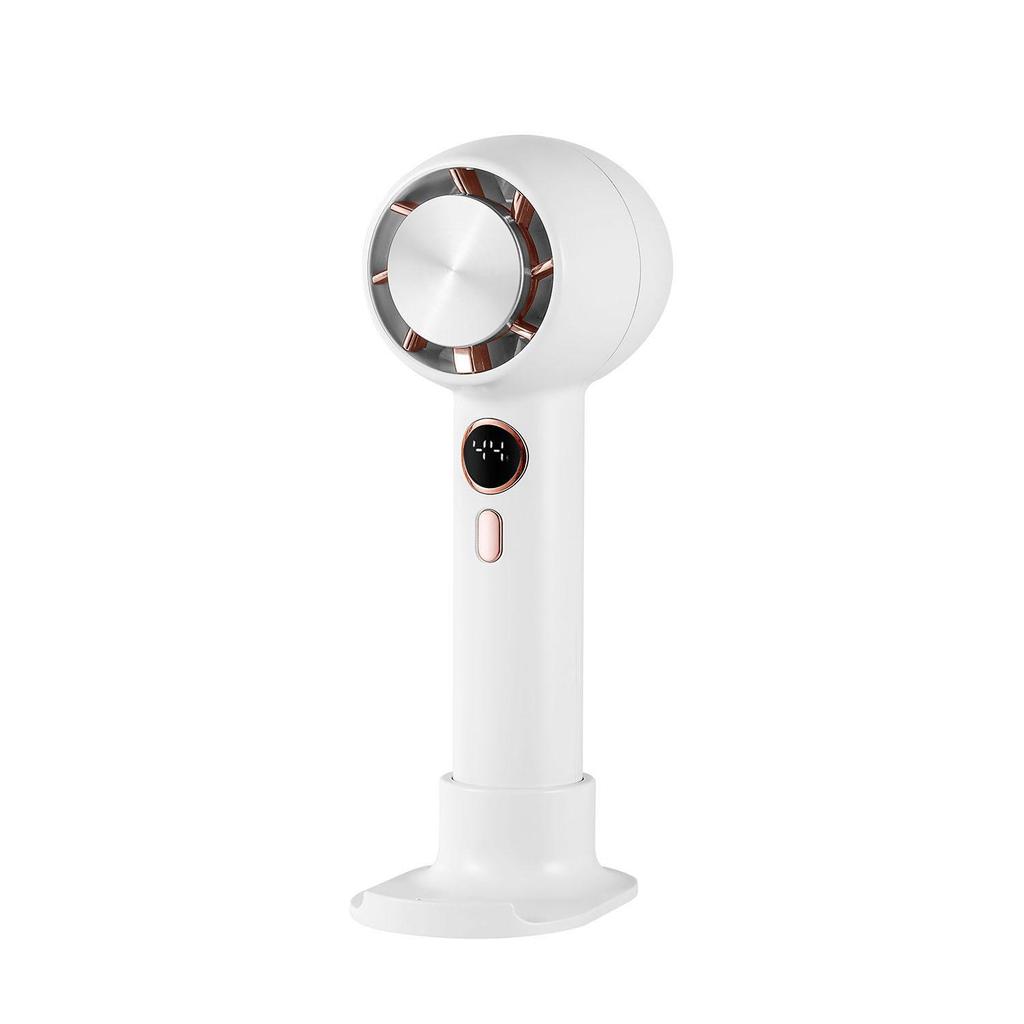 Portable Handheld Fan with Refrigeration Mode, 2000mAh Battery Operated Rechargeable USB Fan,3 Speed Cold Wind Hand Fan