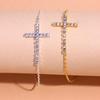 Retro Cross Anklet - Trendy, Fashionable Single-Layer Foot Accessory