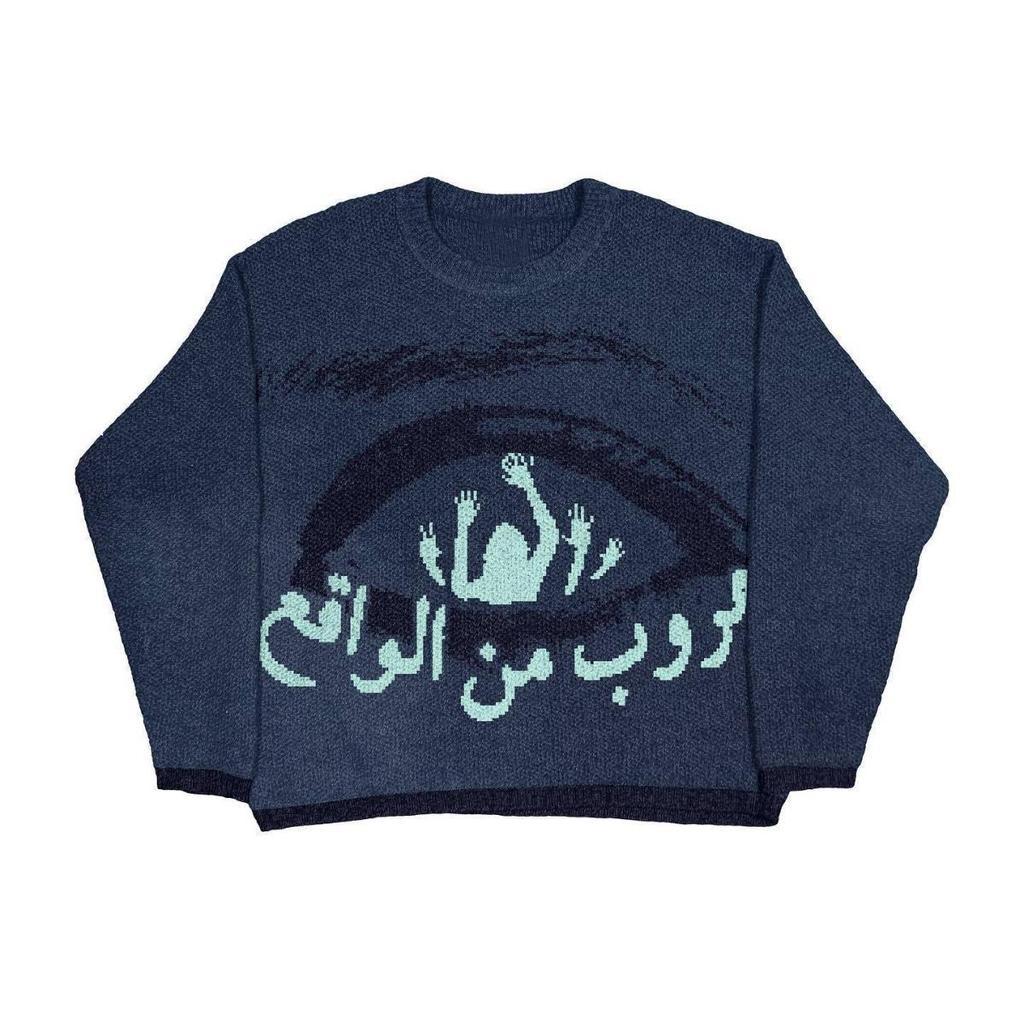 DRIPX Maglione Pullover Retro Autunno Inverno Moda Manica Lunga Fantasia Stelle Maglione Y2K Casual Maglione Lavorato a Maglia Harajuku Unisex