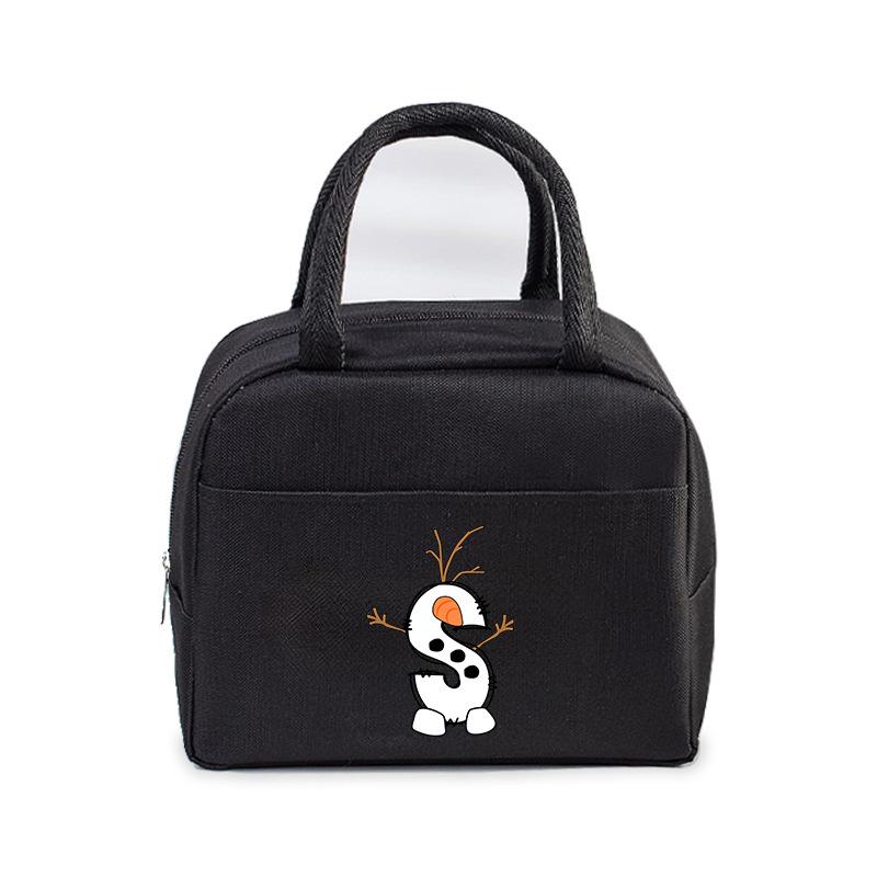 26 letter lunch box bag portable bento bag office worker student large lunch bag