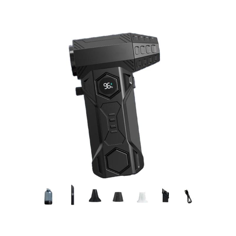 Small USB Powered Boosts Blower 580000 RPM High Speed Air Dusters Ergonomic Grip For Electronics Car Cleaning Use