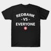 Men Black Print T-shirt Redbank Vs No-Cut Transfer Paper Print Cotton Tshirt
