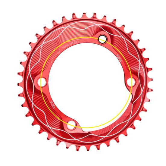 Motor Sprocket Heavy Duty Aluminum Alloy Chainring 40T To 58T Waterproof Rustproof Tooth Disc Replacement for Road Bike