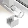 6Pcs Adjustable Aluminum Alloy Window Lock Safety Sliding Window Locks Stop Hardware AccessoryD Type