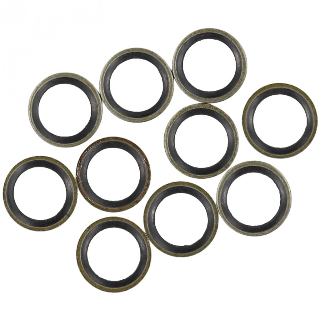 10pcs Set Banjo Bolt Washers Electric Motor For Nissin Master Cylinders Calipers
