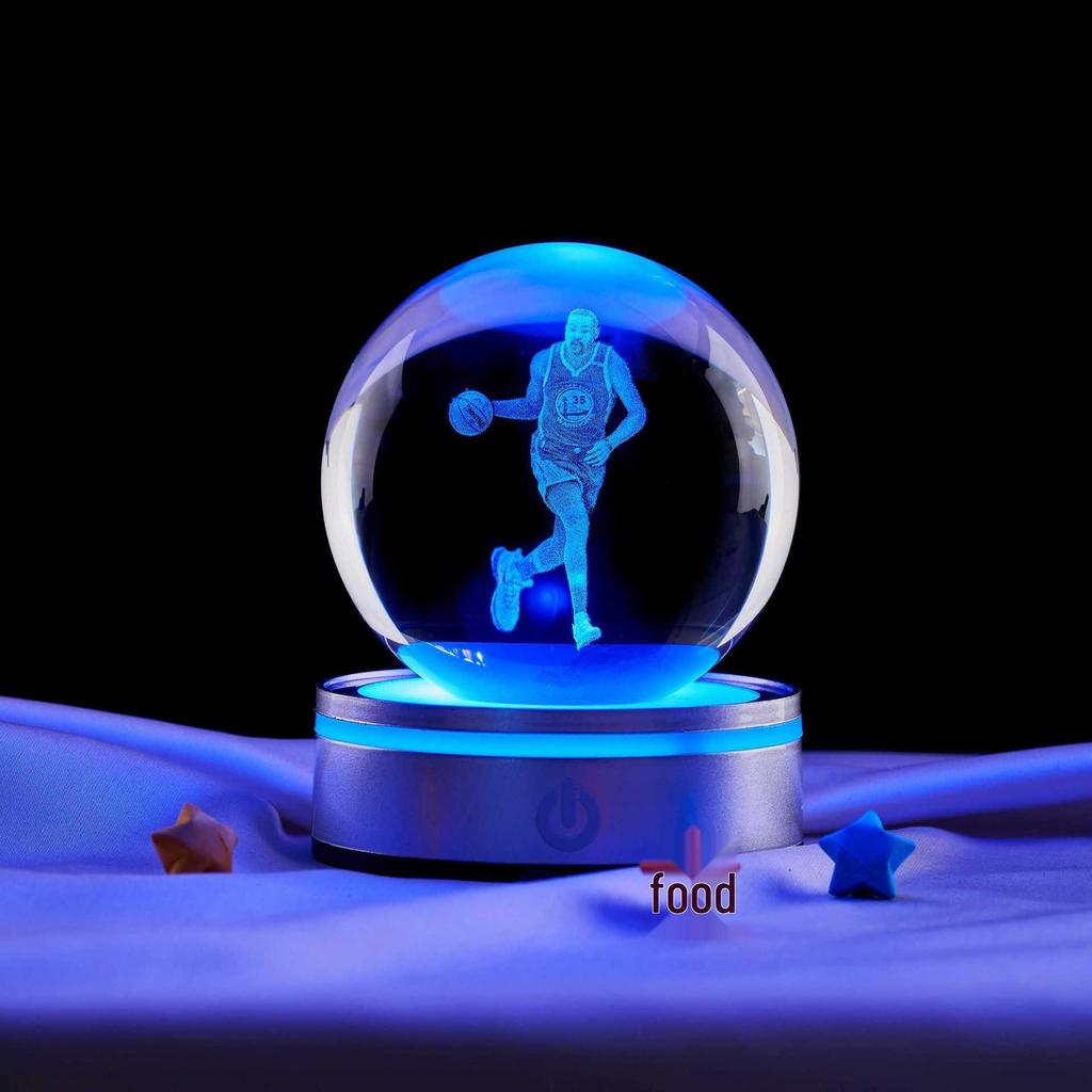 Durant Crystal Moon Music Box Night Light Ornament