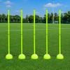 5 Pieces PVC Training Marker Pole Sturdy for Obstacle Courses, Sports Teams