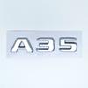 HUUML1 2017 Silver Black Letters A35 Turbo 4matic Emblem for Benz Car Fender Trunk Rear W176 W177 Logo Sticker