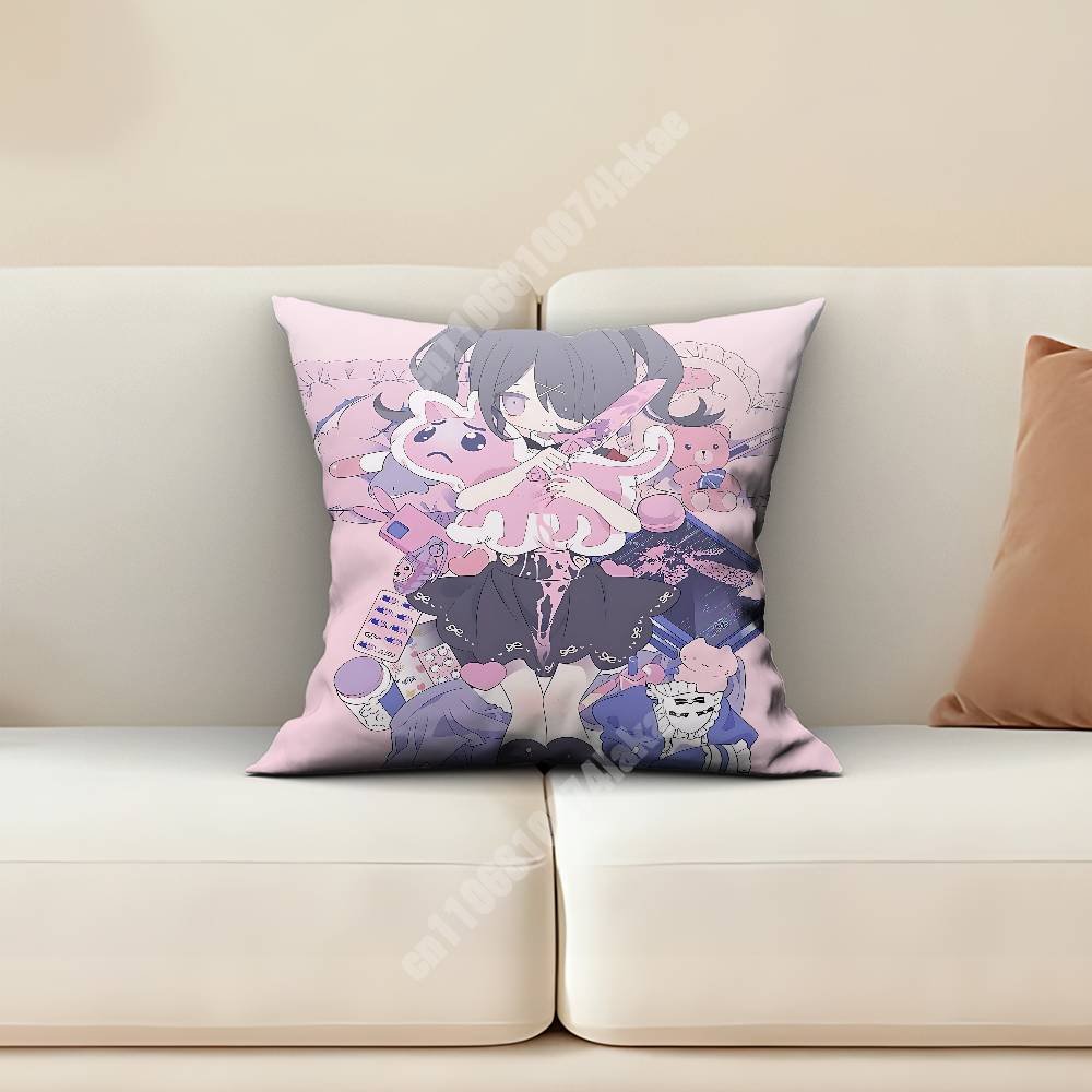 Needy Girl Streamer Overload Sofa Couch Pillow Cover Cushion Case Cozy Bedroom Accent Studio Furnishing