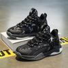 Boys Cool Basketball Shoes 2025 Four Seasons Children's Personalized Breathable Shoes Medium and Older Boys Trendy Fashion Sneakers