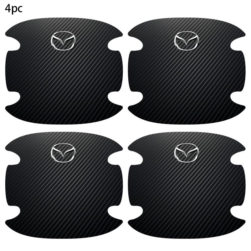New 4PCS Car Door Handle Protection Sticker Emblem Car Styling For Mazda CX-30