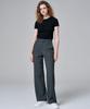 MALOUPE 2115 Stretch Semi-Wide Pants (Dark Gray)