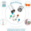 Mini Metal Toothpick Holders Aluminum Portable Tips Pill Containers Seal Up Travel Storage Pill Case Outdoor Travel