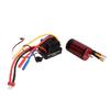 RC 3660 Brushless Motor and 80A Brushless ESC Electric Speed Controller T Male Connector Motor ESC Set for 1 8 RC Car