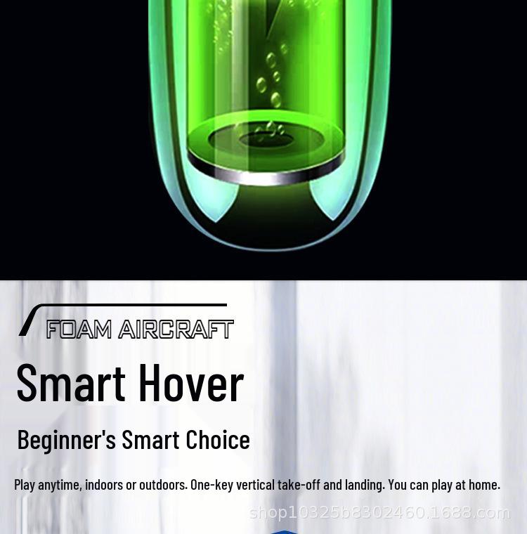 Gravity Sensing RC Foam Airplane Toy: Crash-Resistant Altitude Hold Fighter Jet for Kids