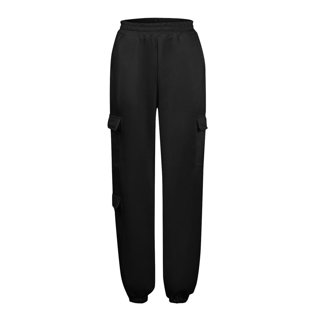 Women's Workout Pants Casual Loose Wide-Leg Pants Cotton Jogging Pants Fashion Trends