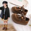 2025 Winter Princess Retro Little Leather Birkenstock Shoes for Girls