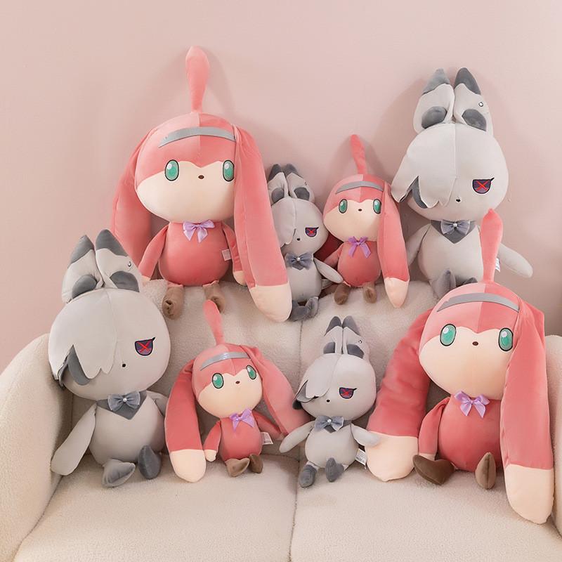 Adorable Genshin Impact Plush Doll Pillow Featuring The Cute Paimon And Klee Characters